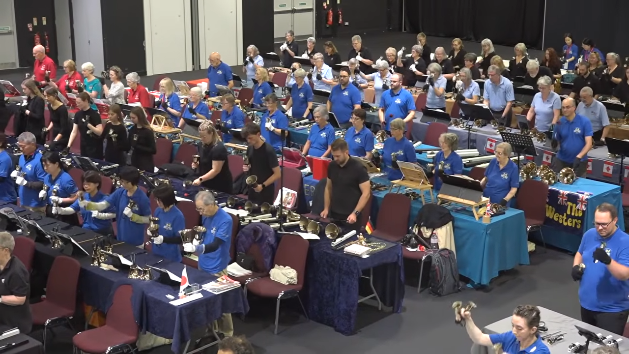 Ringers at the 2026 International Handbell Symposium in Aberdeen