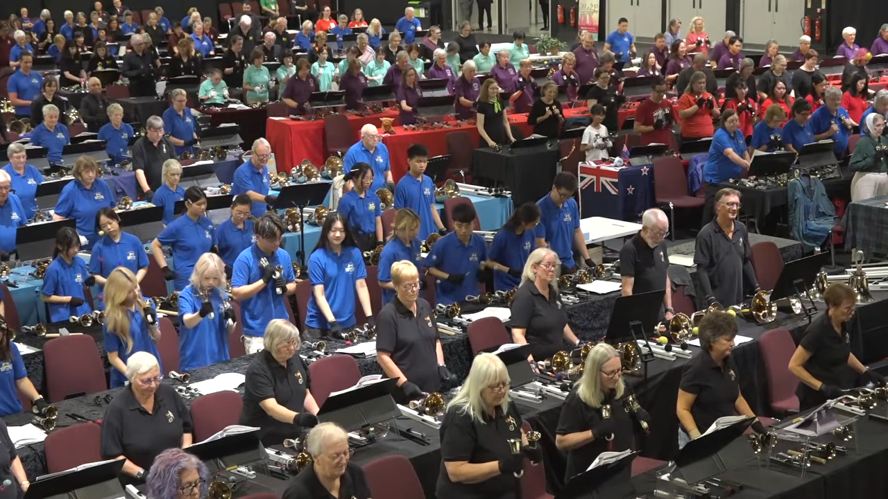 Ringers at the 2026 International Handbell Symposium in Aberdeen