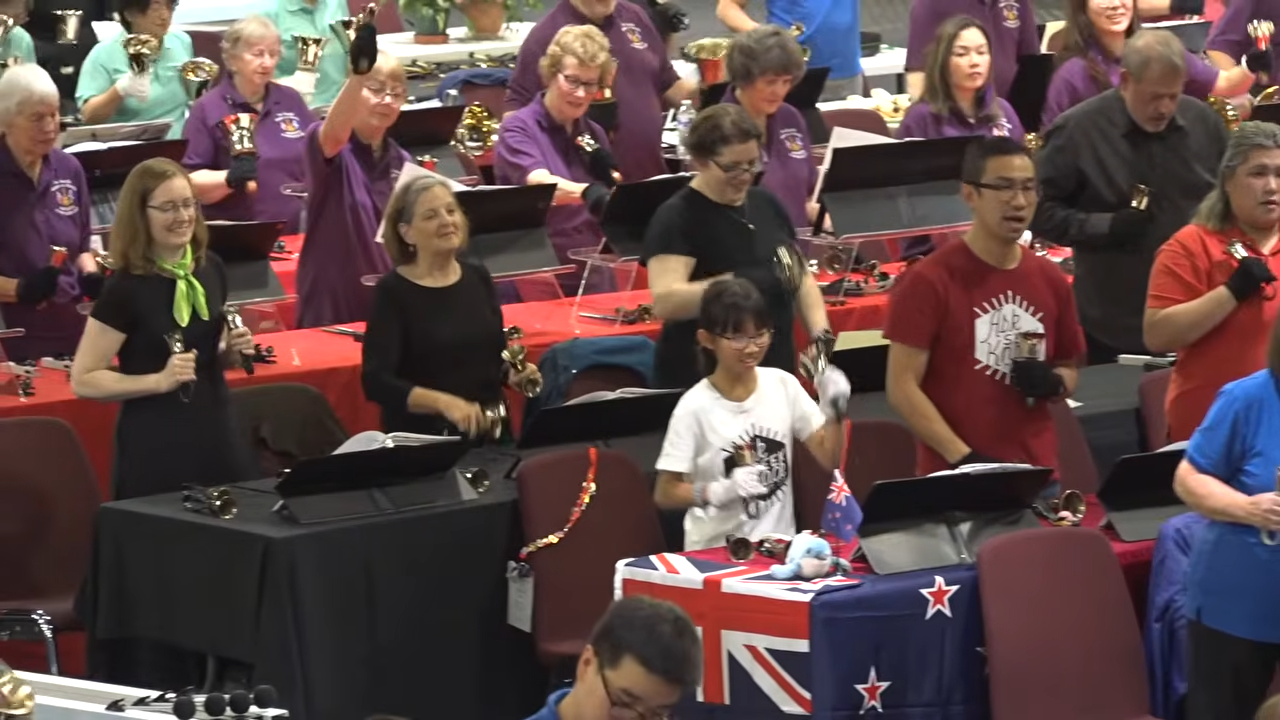 Ringers at the 2026 International Handbell Symposium in Aberdeen